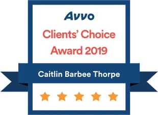 Avvo Clients' Choice Award 2019.
