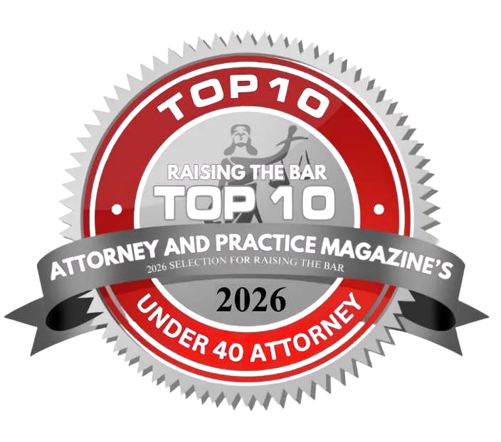 Under 40 Attorney Award Image