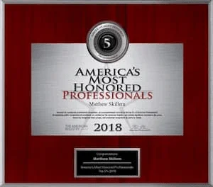 America's Most Honored Professionals Image 2018
